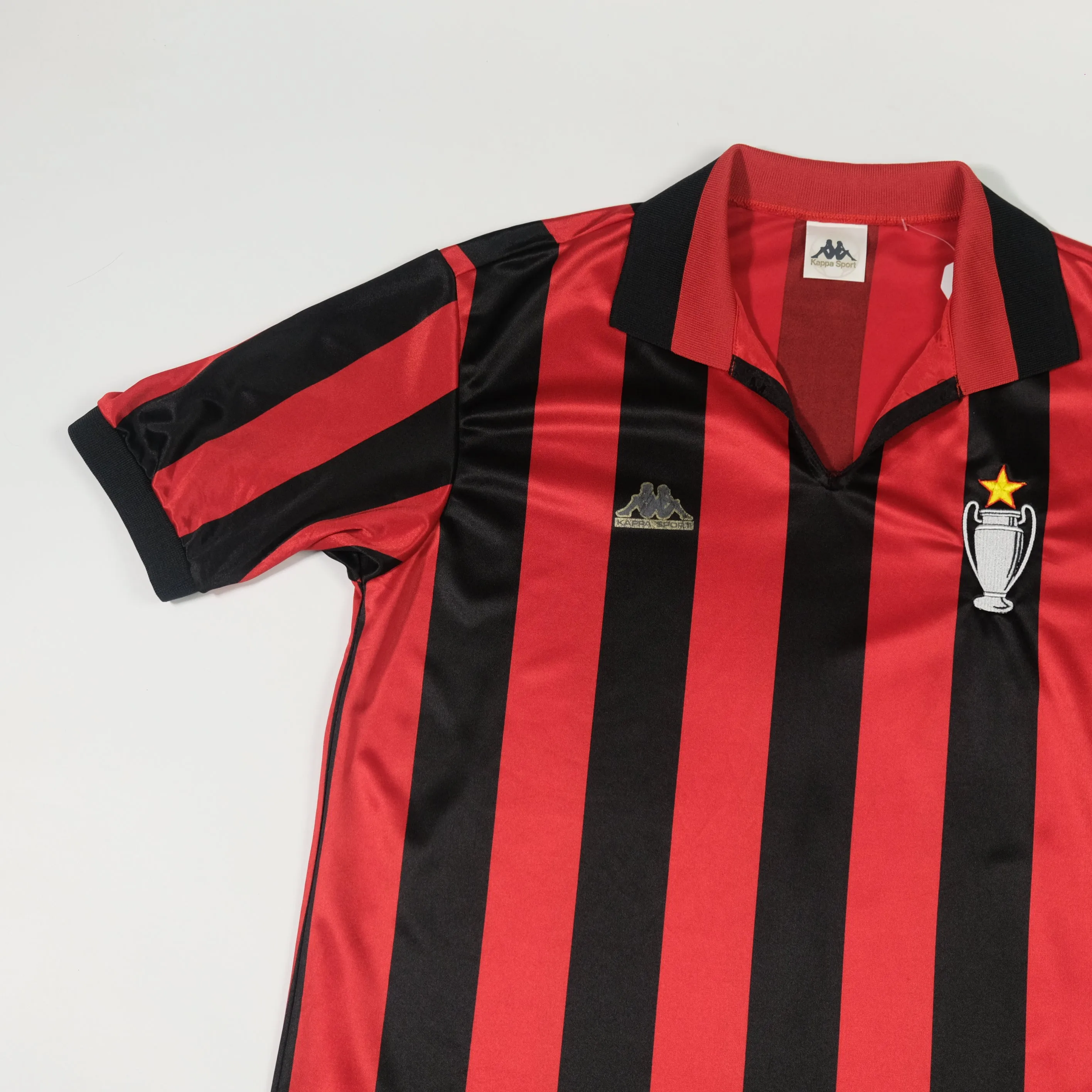 1989/90 AC Milan Home Intercontinental Cup Shirt Kappa (L)