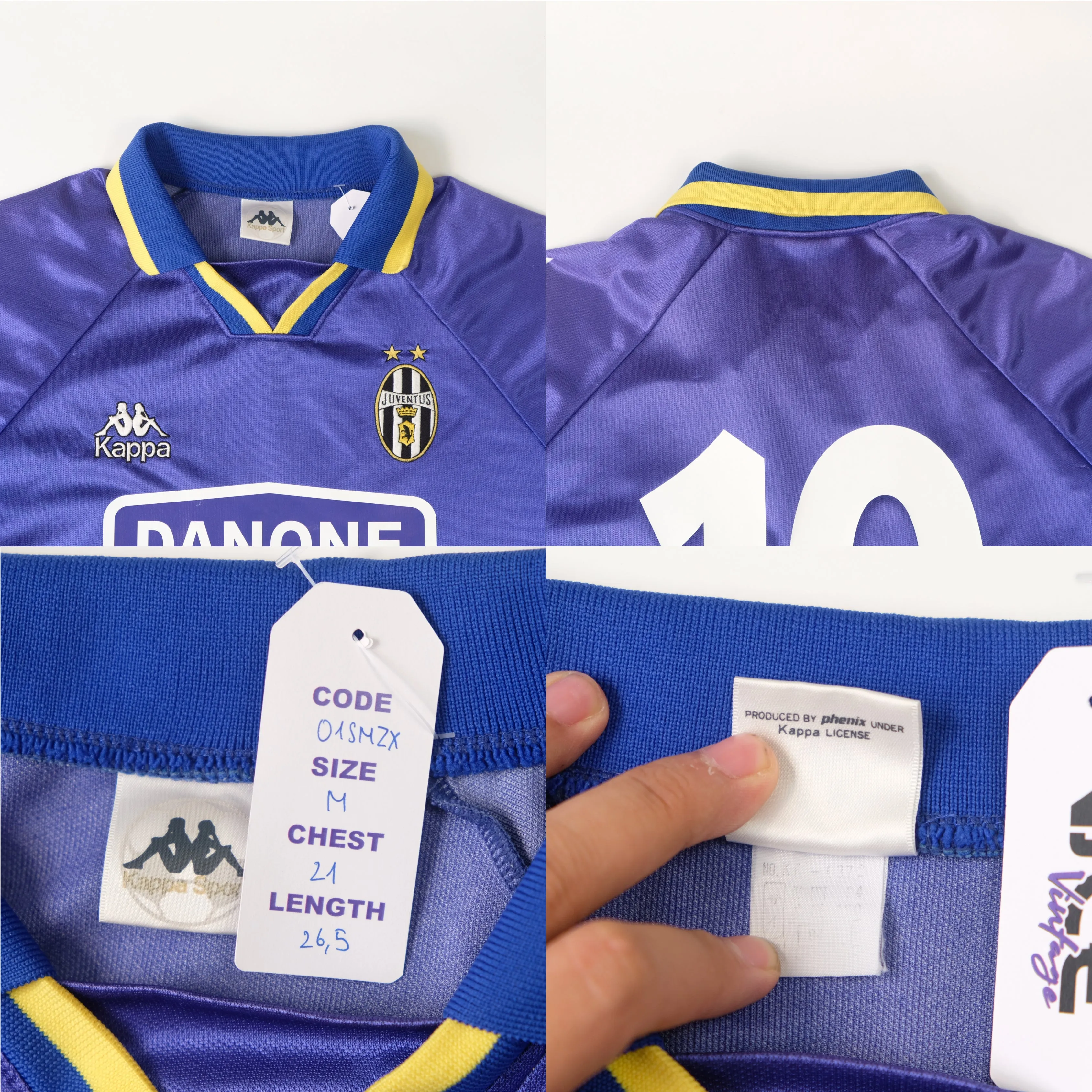 1994/95 Juventus Away Shirt Kappa (M)