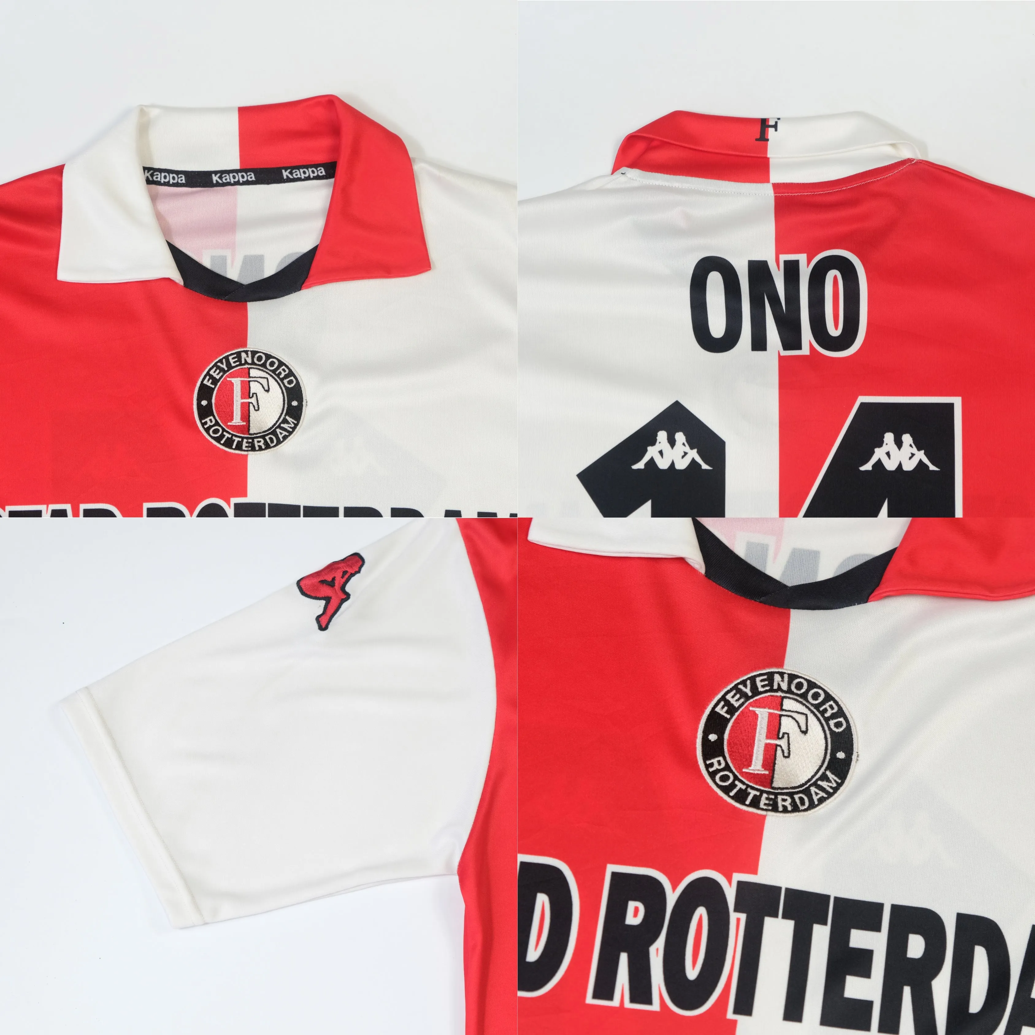 2001/2002 Feyenoord Home Shirt Kappa Ono (M)