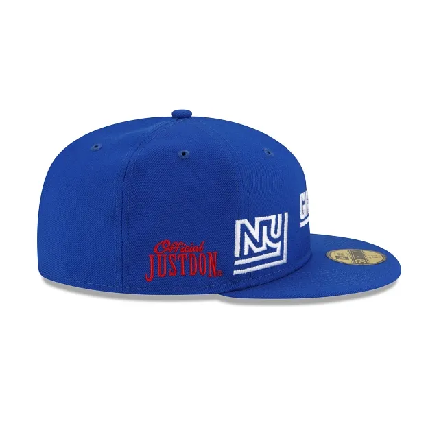 [60188517] New York Giants Just Don Blue NFL 59FIFTY Men's Fitted Hat