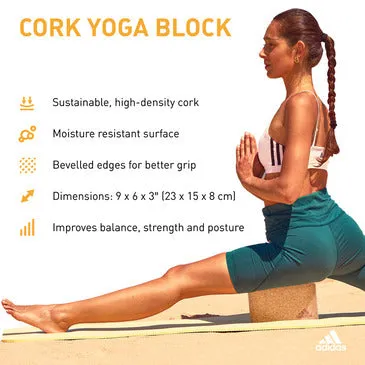 adidas Cork Yoga Block