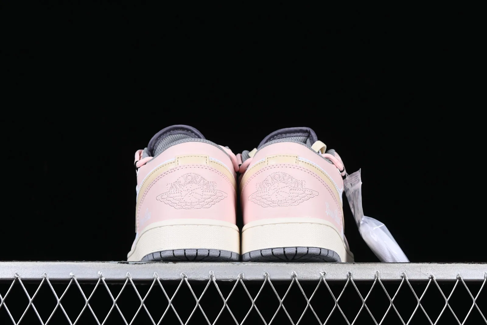 Air Jordan 1 Low Pink Yellow Grey 553558-053