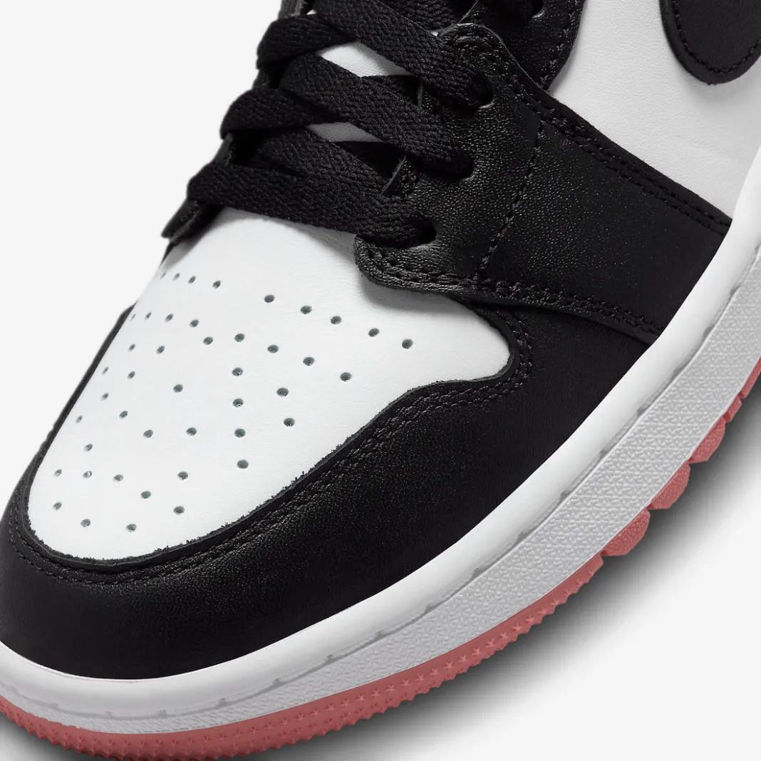 Air Jordan 1 Retro Low Golf Rust Pink White Black DD9315-106