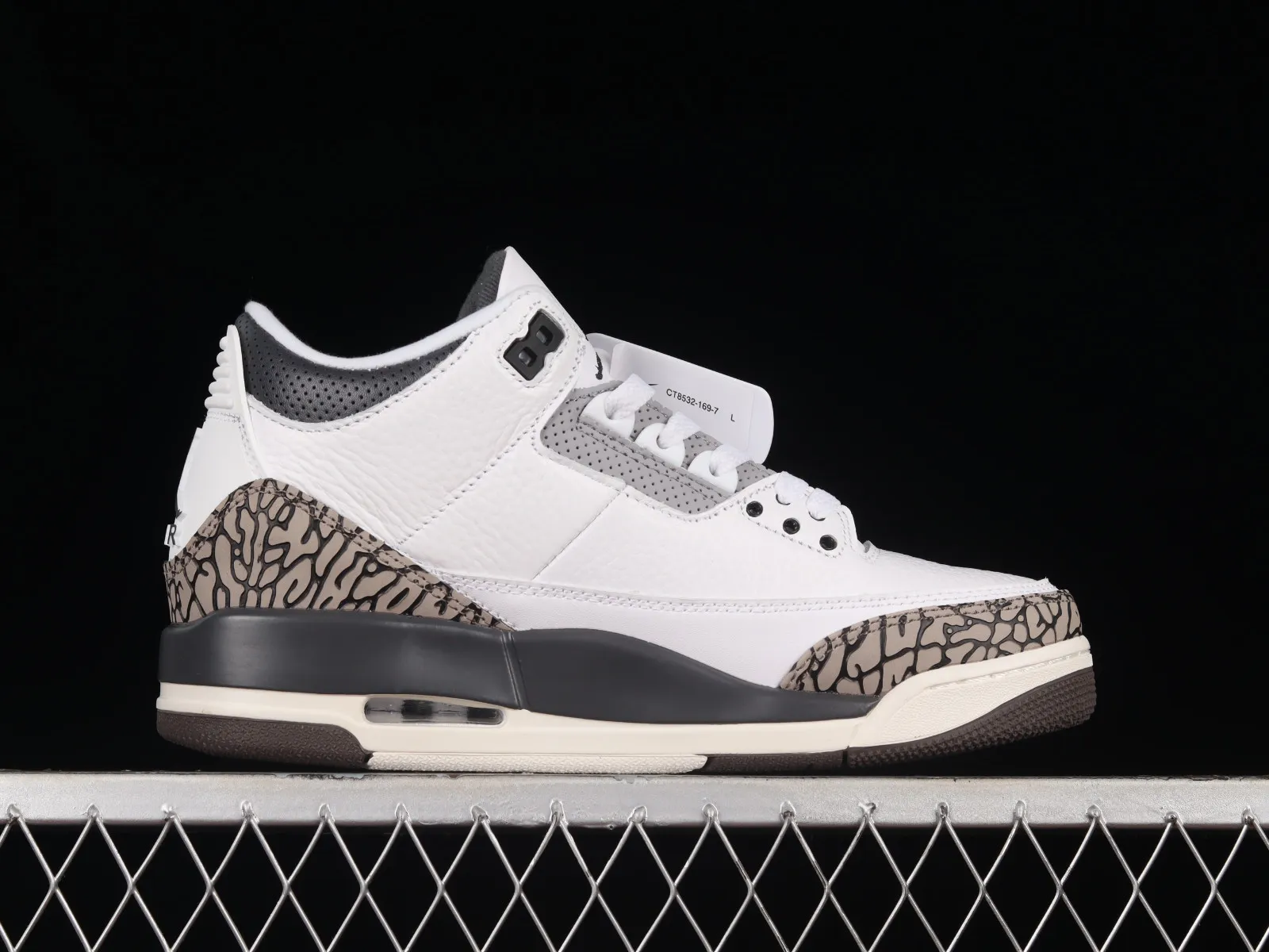 Air Jordan 3 Retro Gray Tone White Black CT8532-169