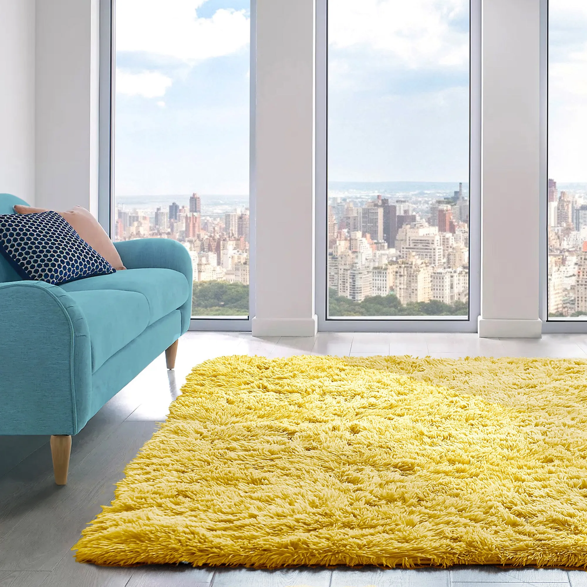 Alaska Basic Rug - 80x150 - Yellow