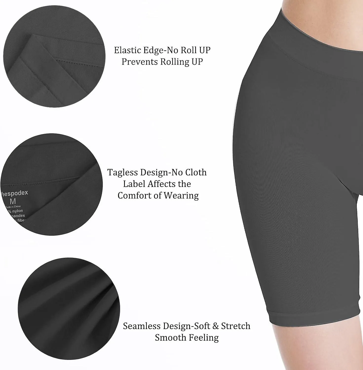 Anti-chafing Spandex Shorts Comfortable Boyshorts For Yoga