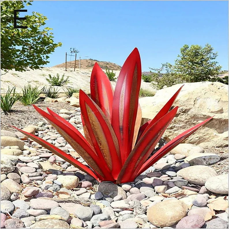 Anti-rust Metal Tequila Agave Plant