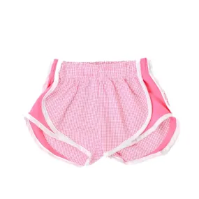 Athletic Shorts - Hot Pink with Hot Pink Sides