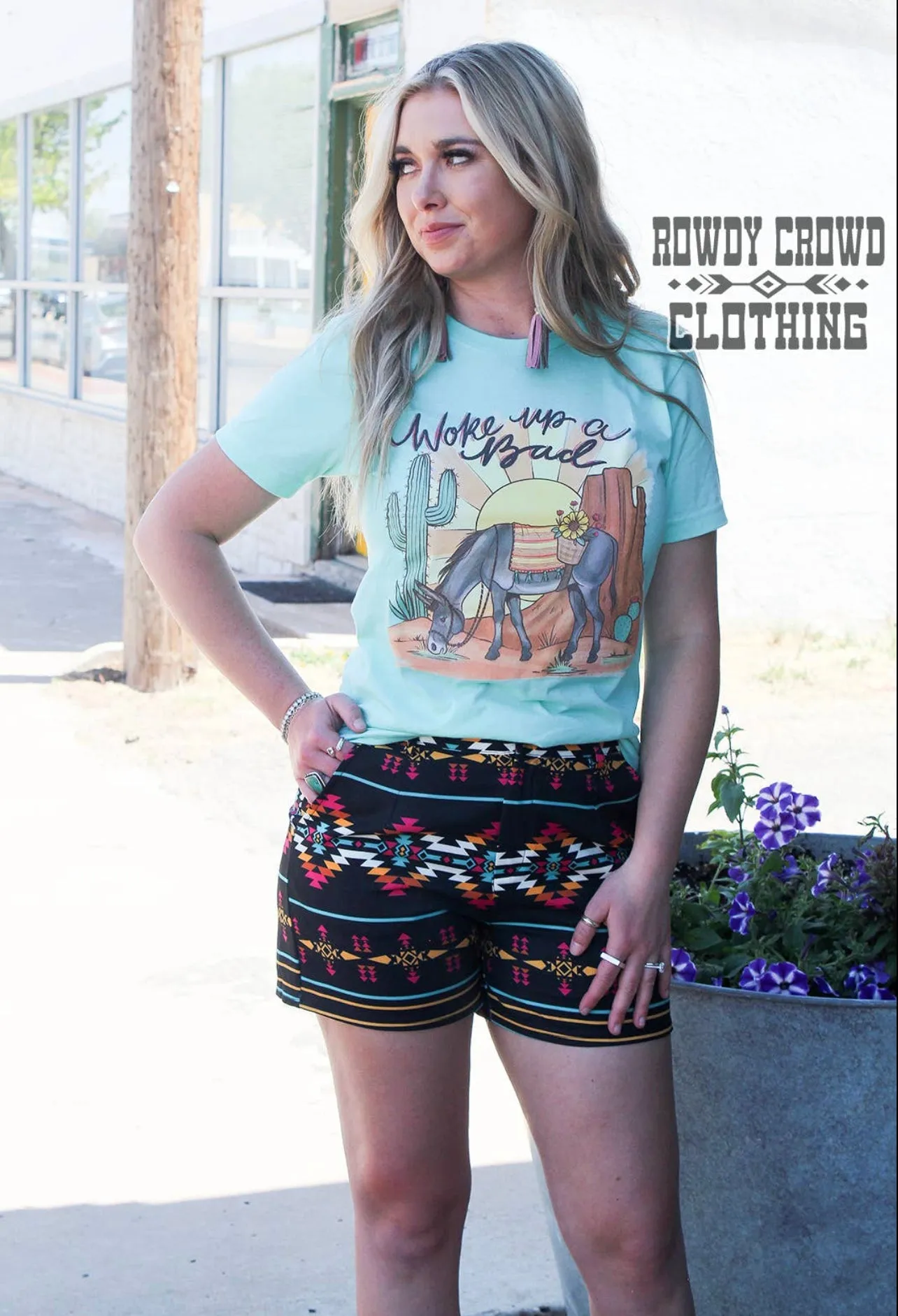 Azel Aztec Shorts - Women's Tribal Print Shorts for Summer | Shop Now