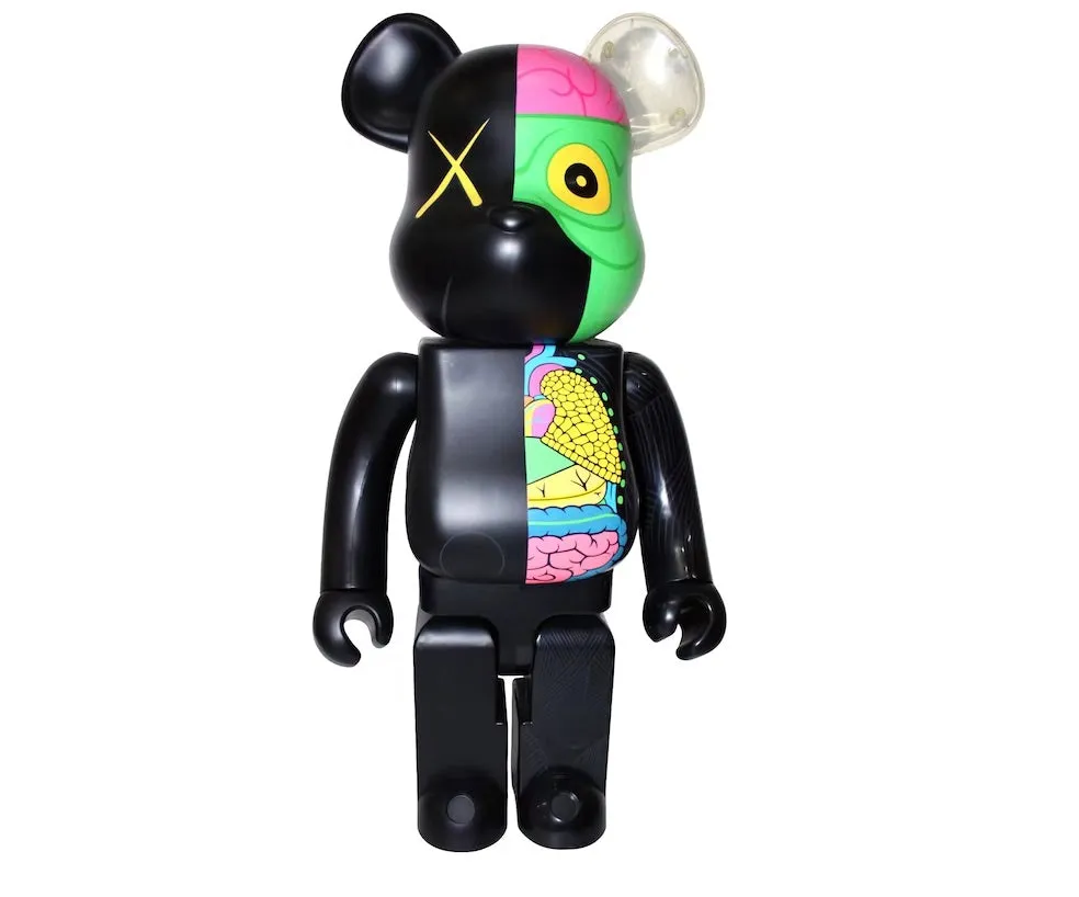 Bearbrick KAWS Dissected 1000% Black