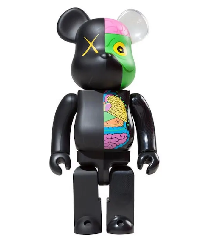 Bearbrick Kaws Dissected 400% Black - Buy Online