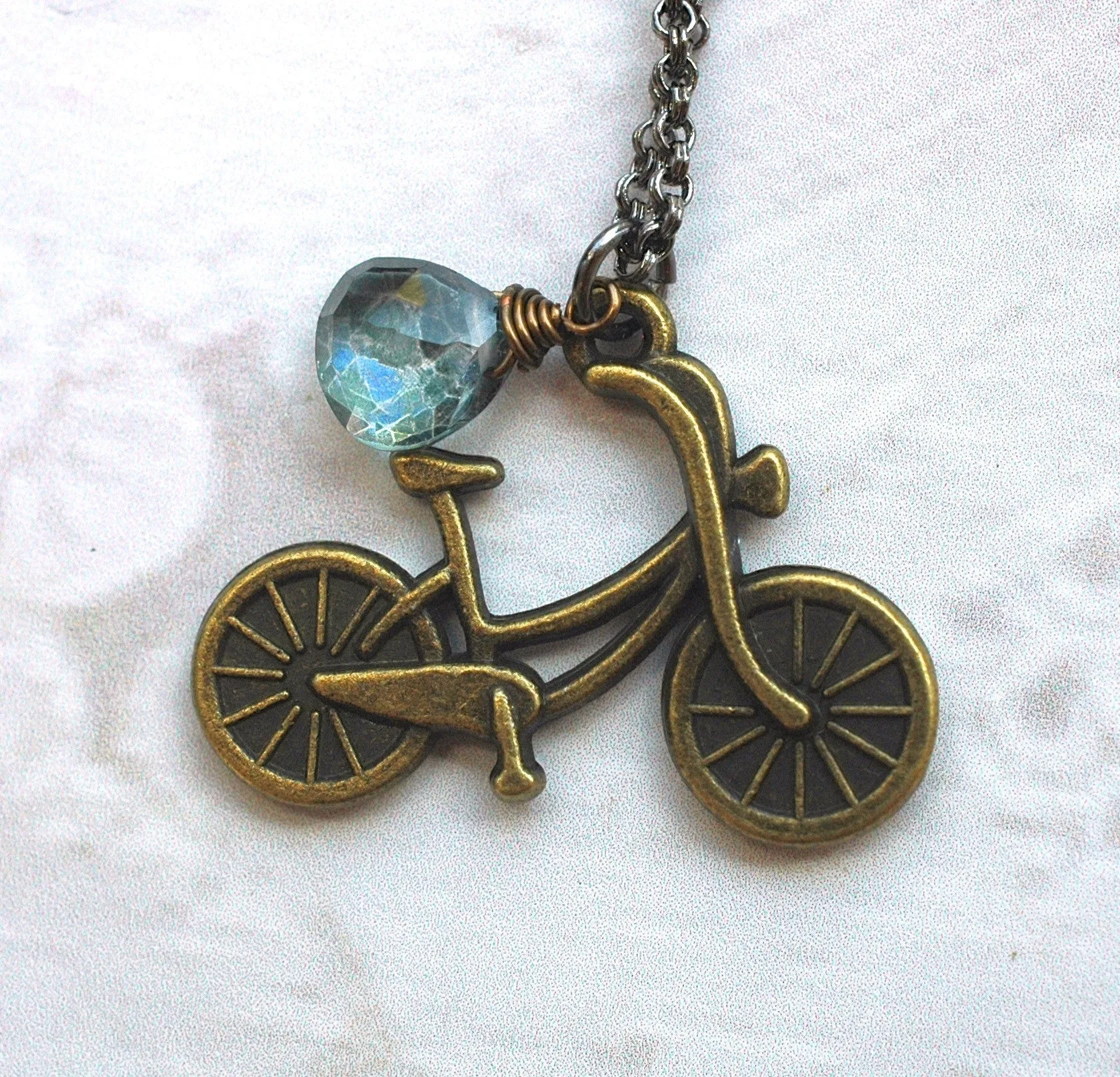 Betsy Bicycle Necklace