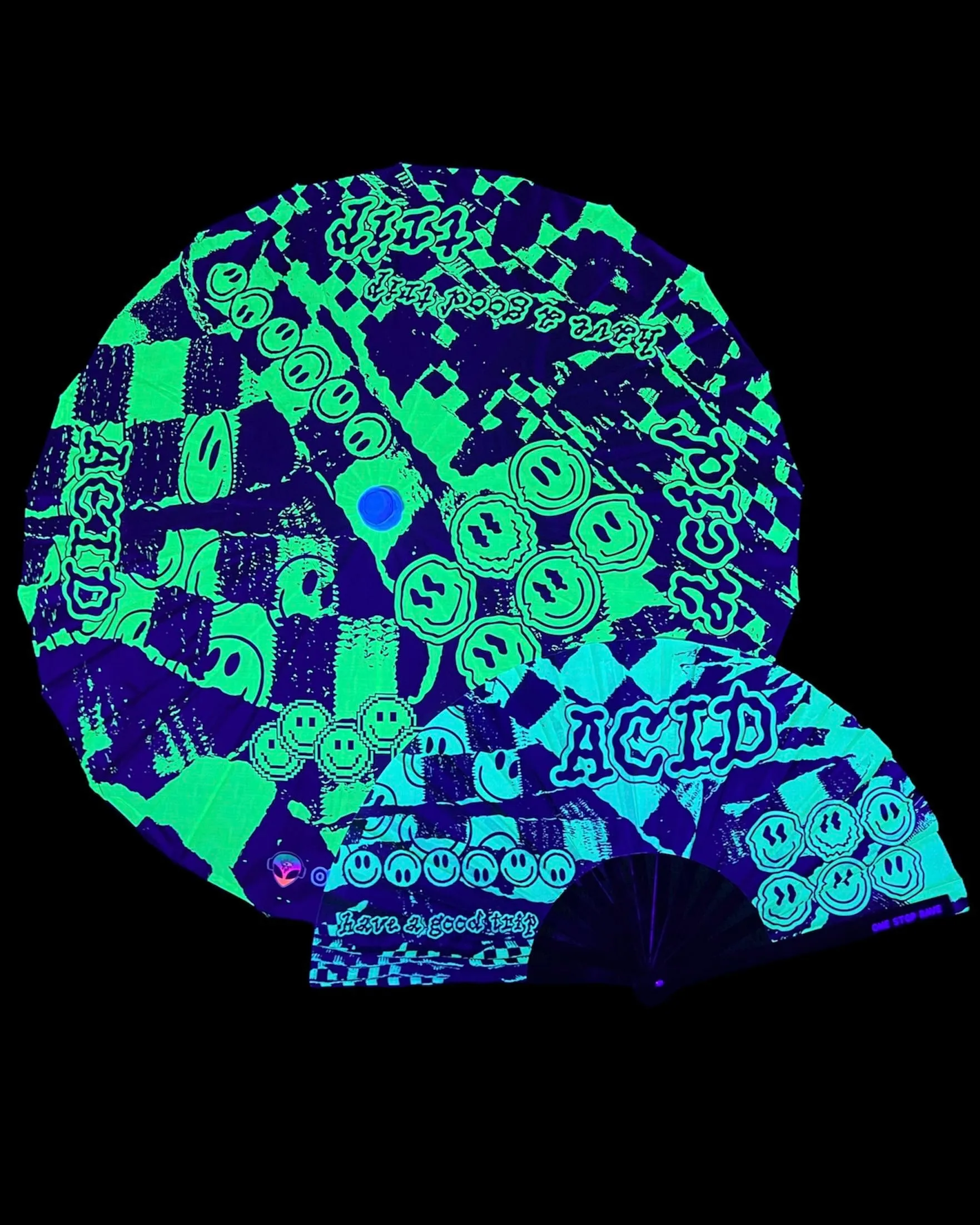 Bicycle Day Hand Fan