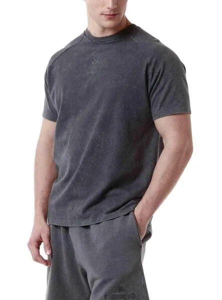 Camiseta Kappa Lope Gris Oscuro Para Hombre