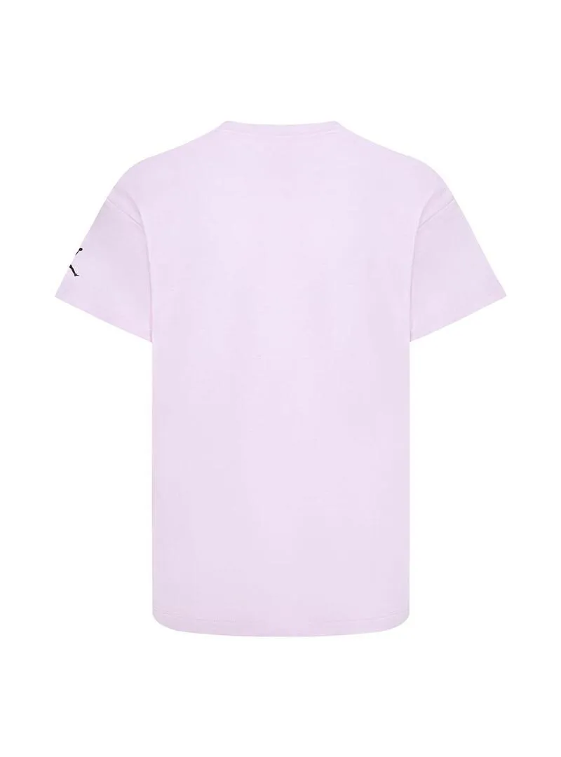 Camiseta Niña Jordan Basic Rosa