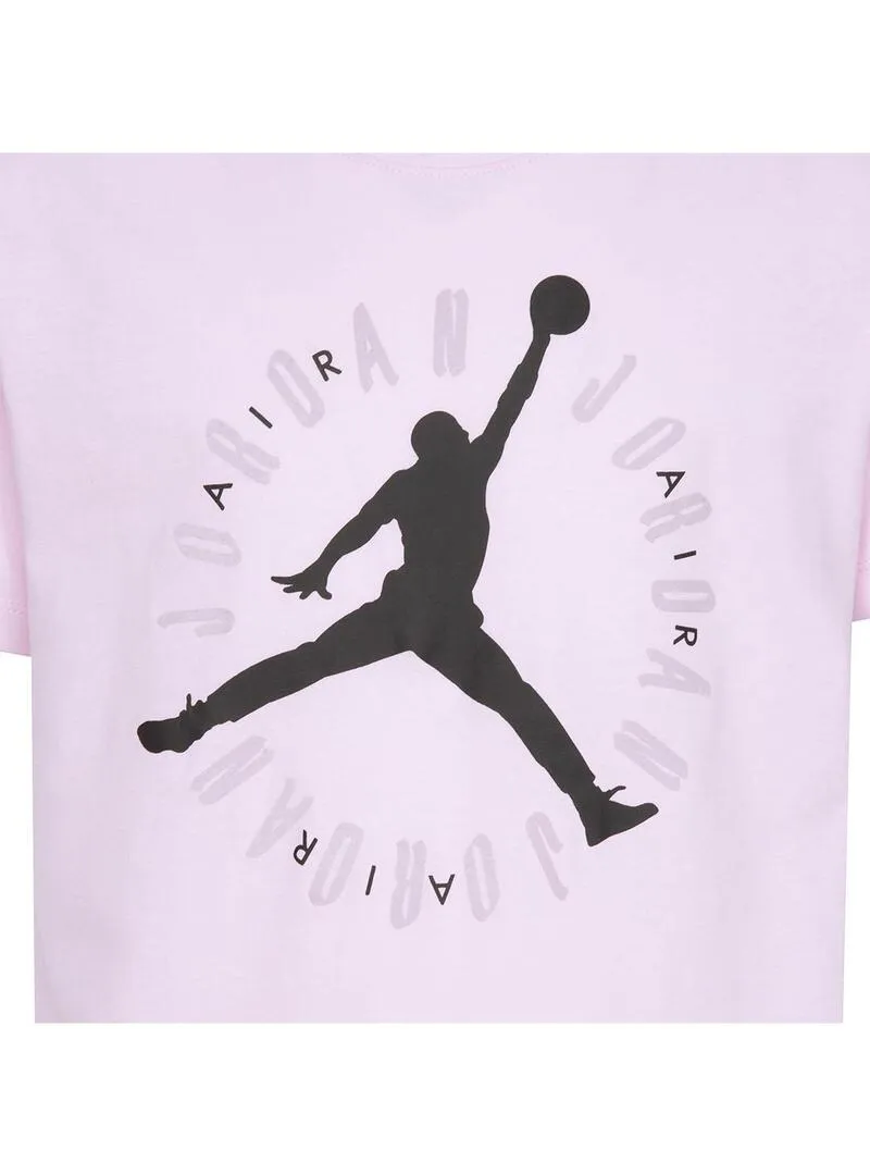 Camiseta Niña Jordan Basic Rosa