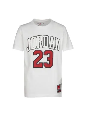 Camiseta Niño Jordan Blanca