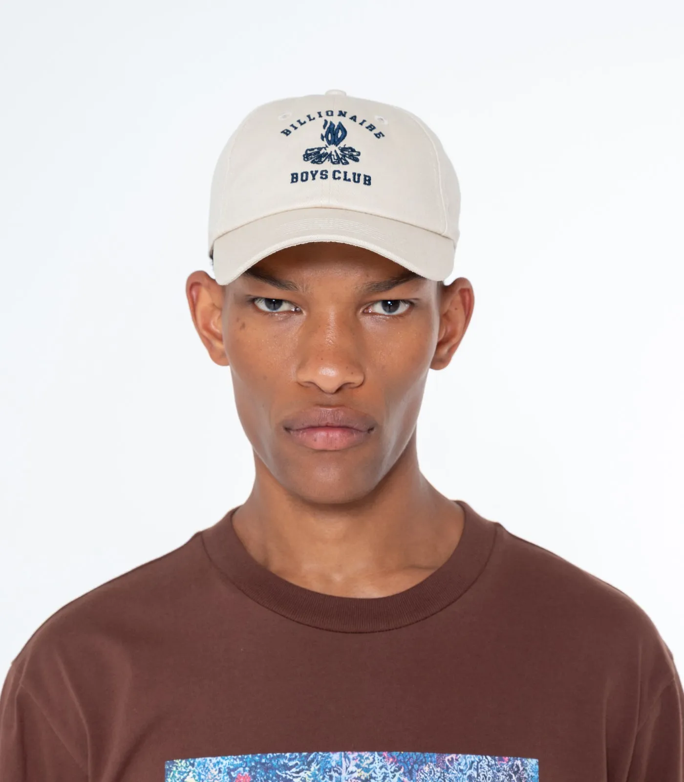 CAMP FIRE CURVED VISOR CAP - CREAM