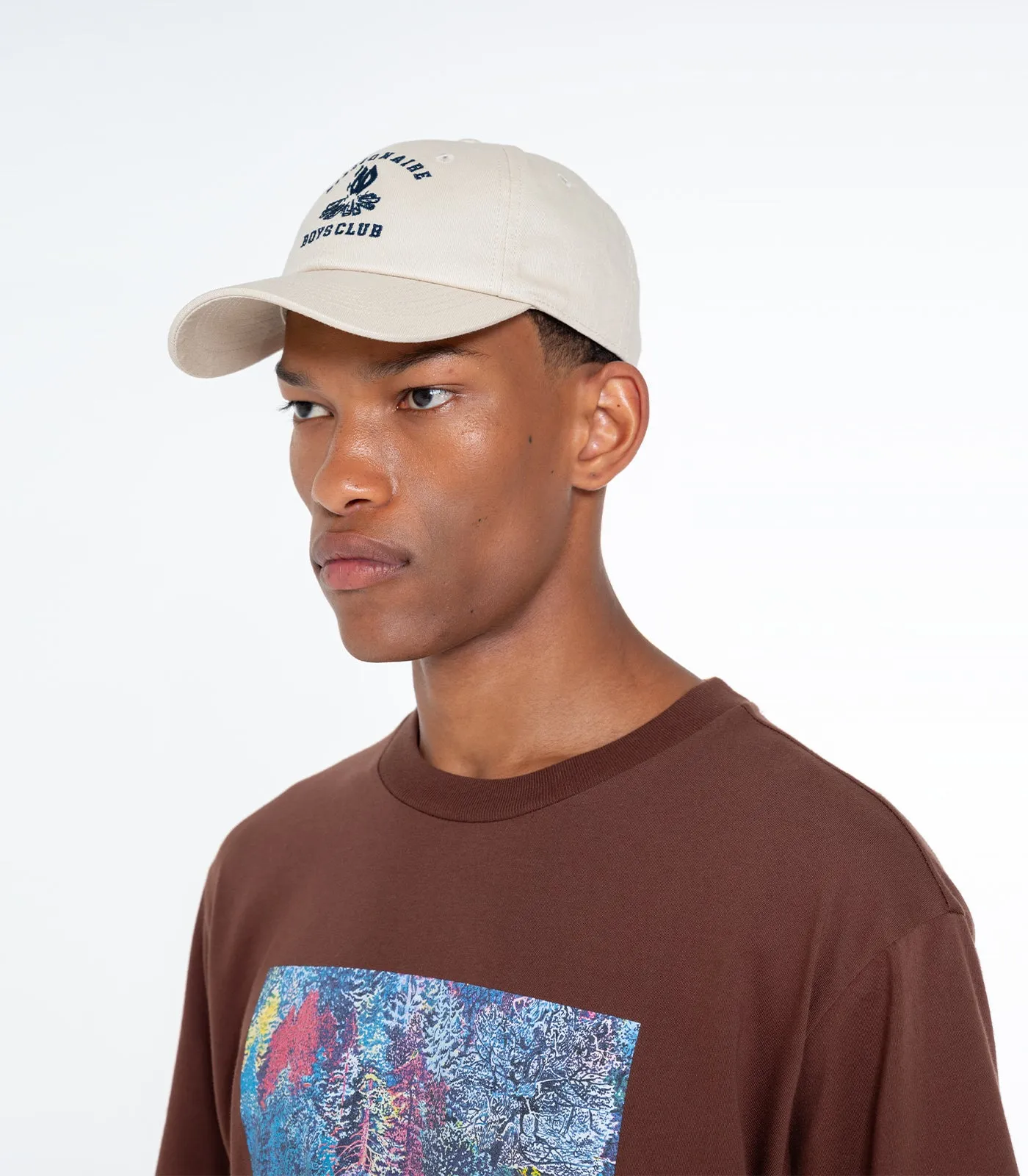 CAMP FIRE CURVED VISOR CAP - CREAM