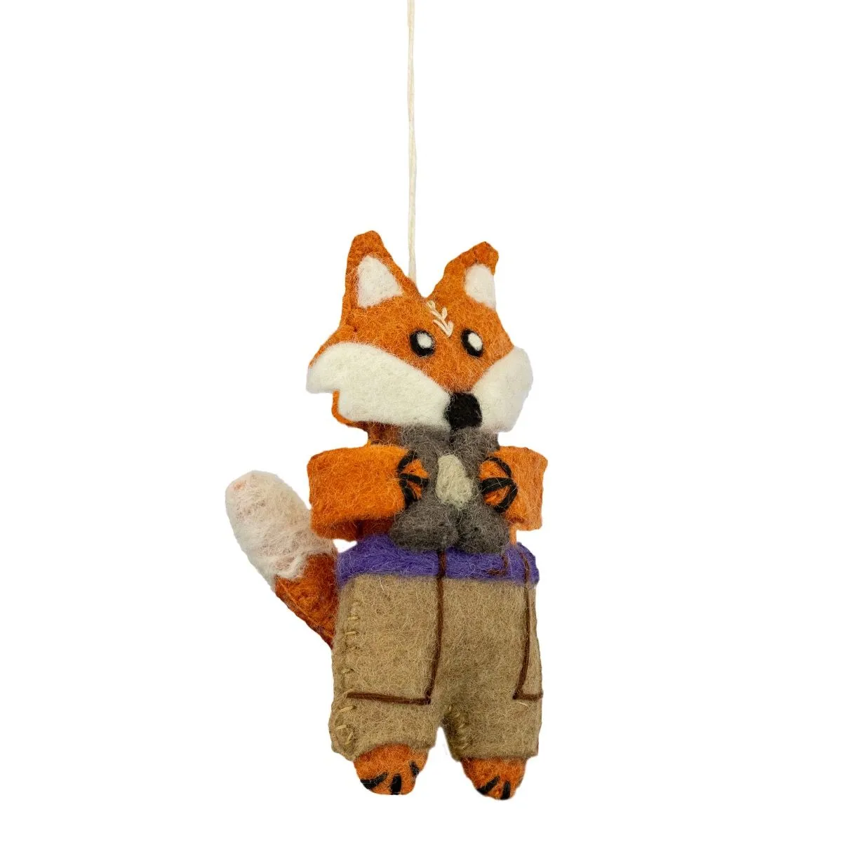 Camp Fox Felt Ornament