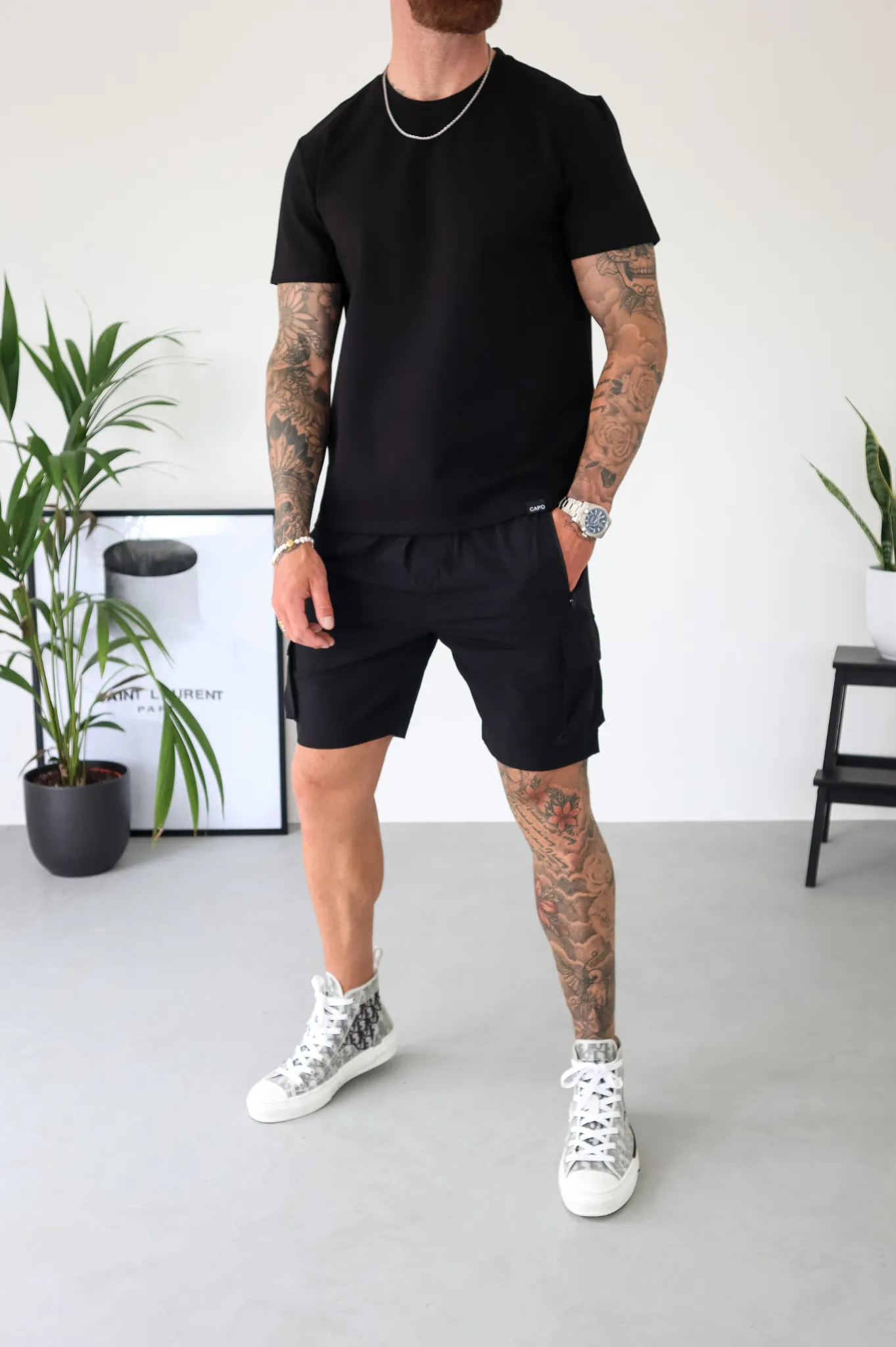 Capo LIGHTWEIGHT Cargo Short - Black