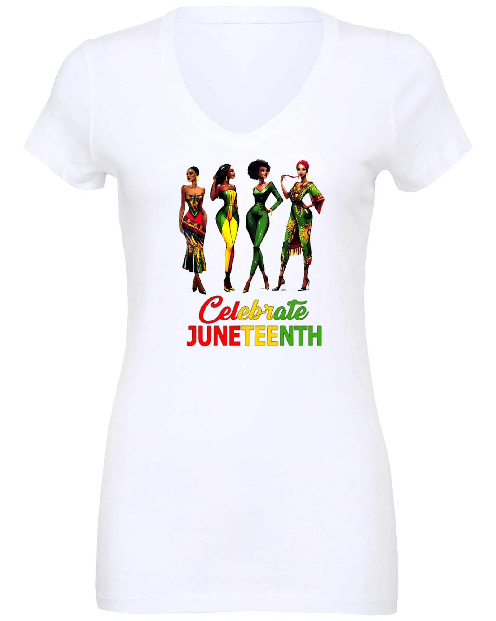 Celebrate Juneteenth Divas T-Shirt