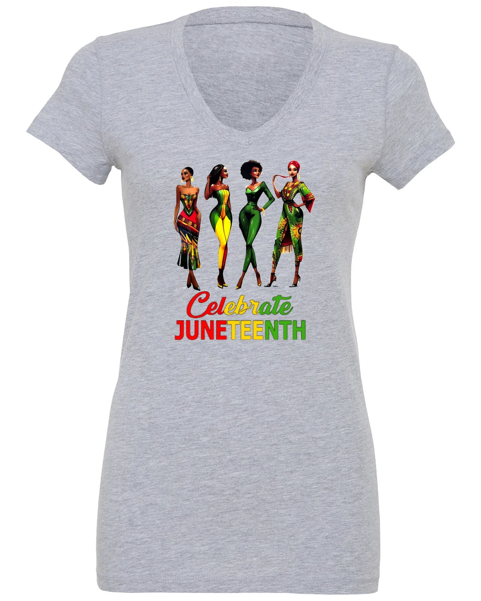 Celebrate Juneteenth Divas T-Shirt