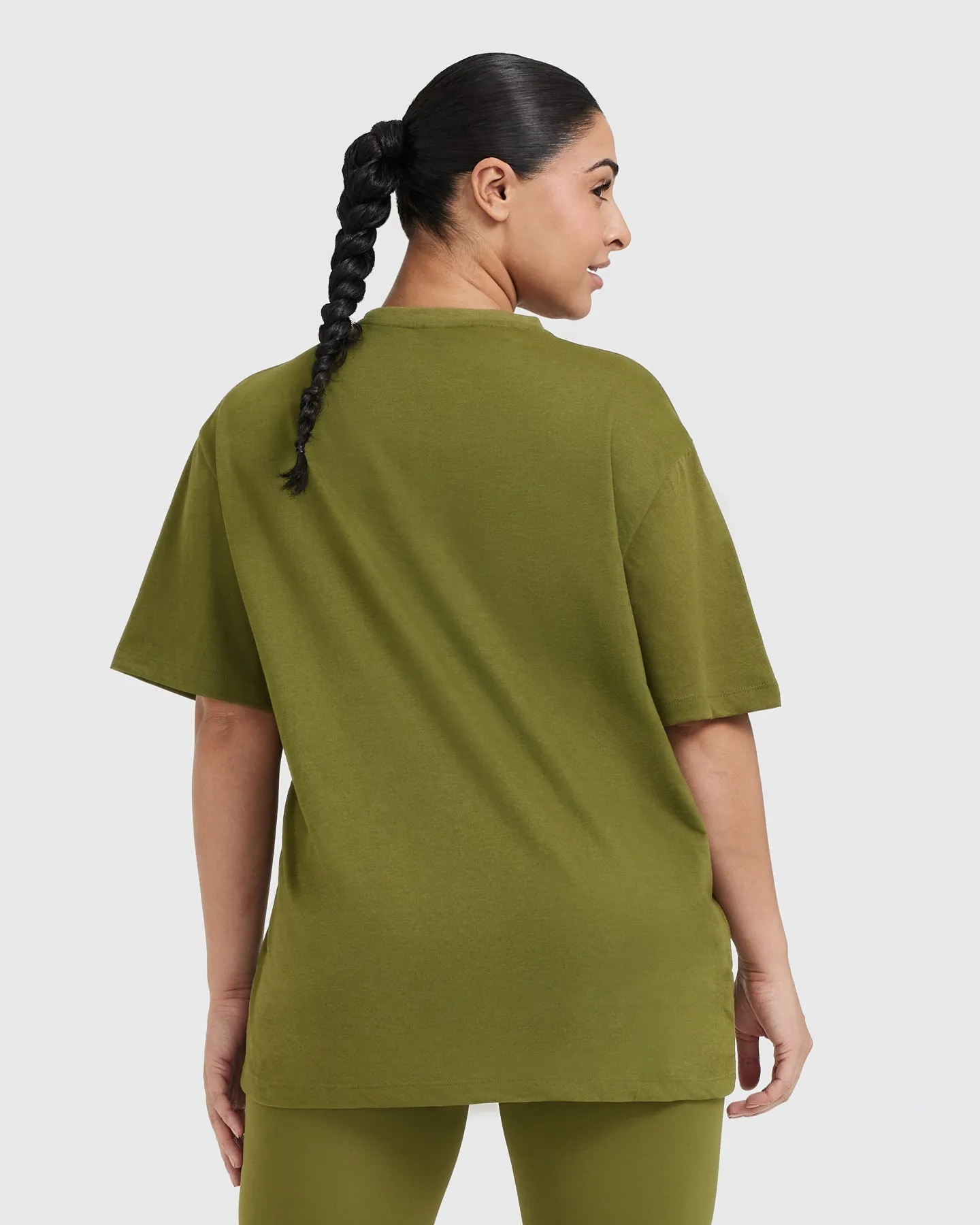 Classic Oversized Lightweight T-Shirt | Olive Green