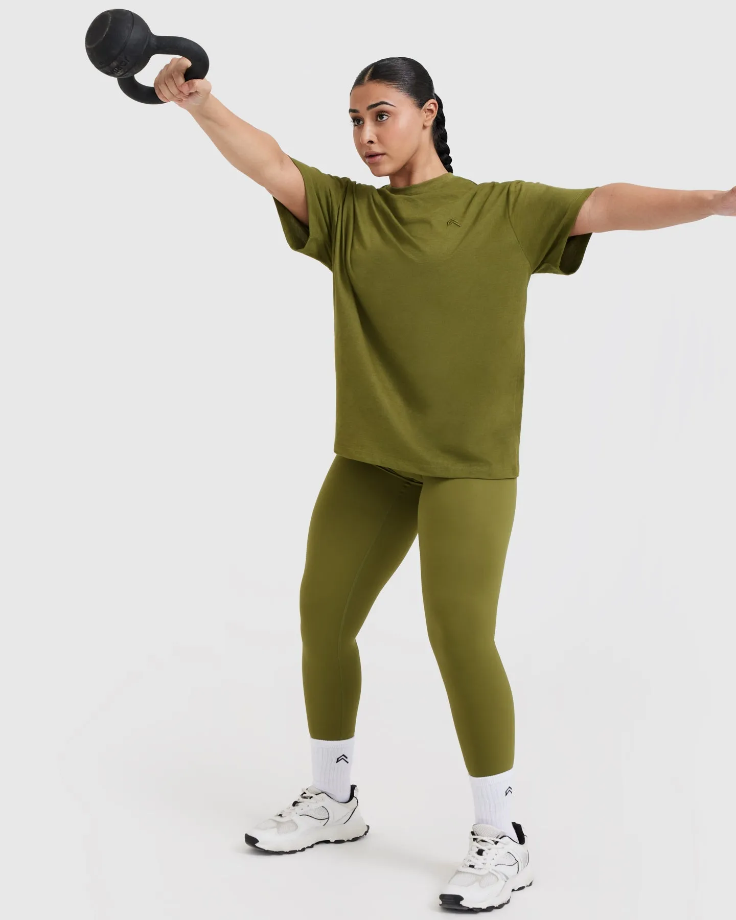 Classic Oversized Lightweight T-Shirt | Olive Green