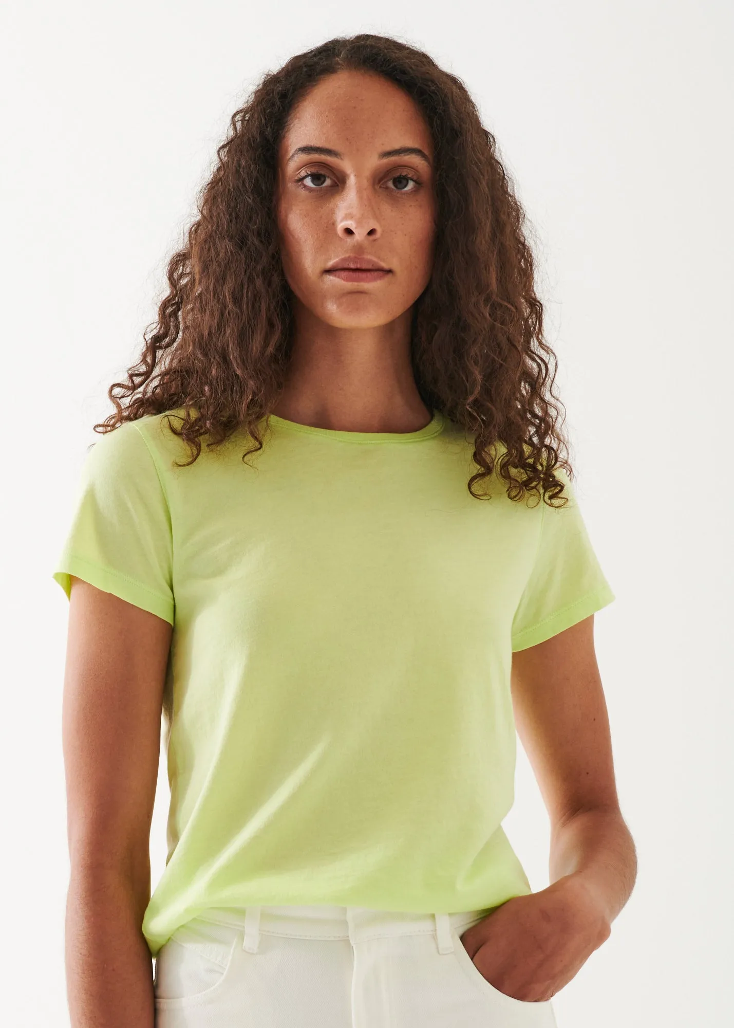 ENZYME WASH LIGHTWEIGHT PIMA COTTON T-SHIRT