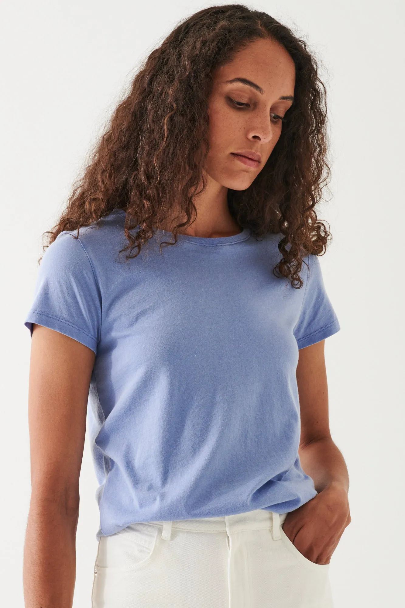 ENZYME WASH LIGHTWEIGHT PIMA COTTON T-SHIRT