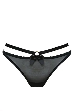 Harness Thong Black