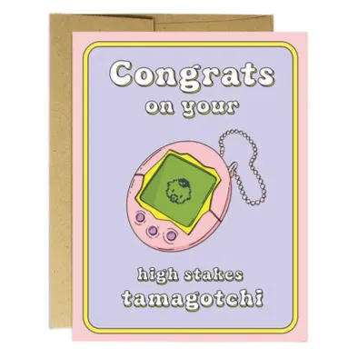 High Stakes Baby New Baby Card by Party Mountian Paper