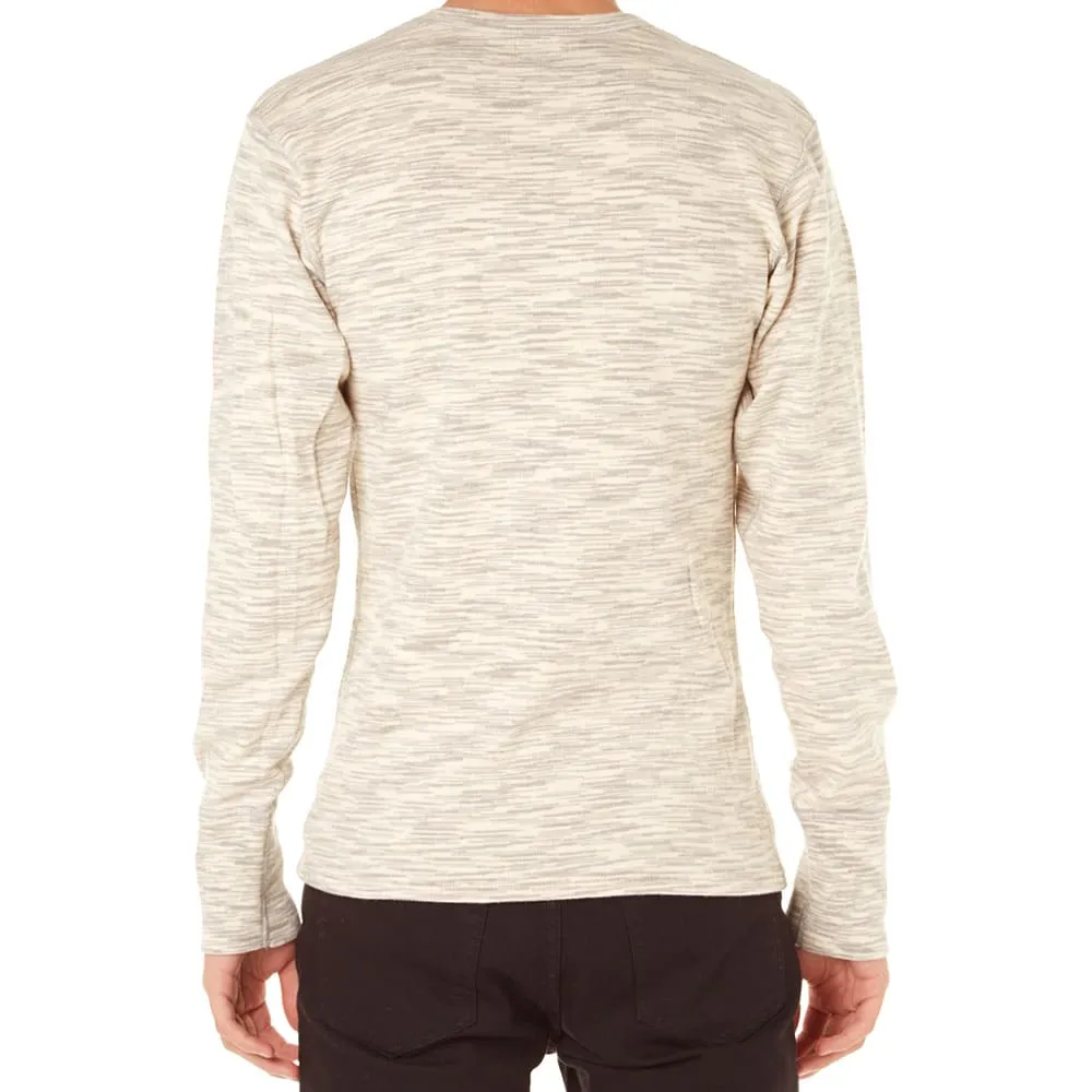 Homespun Long Sleeve Camp TeeGrey