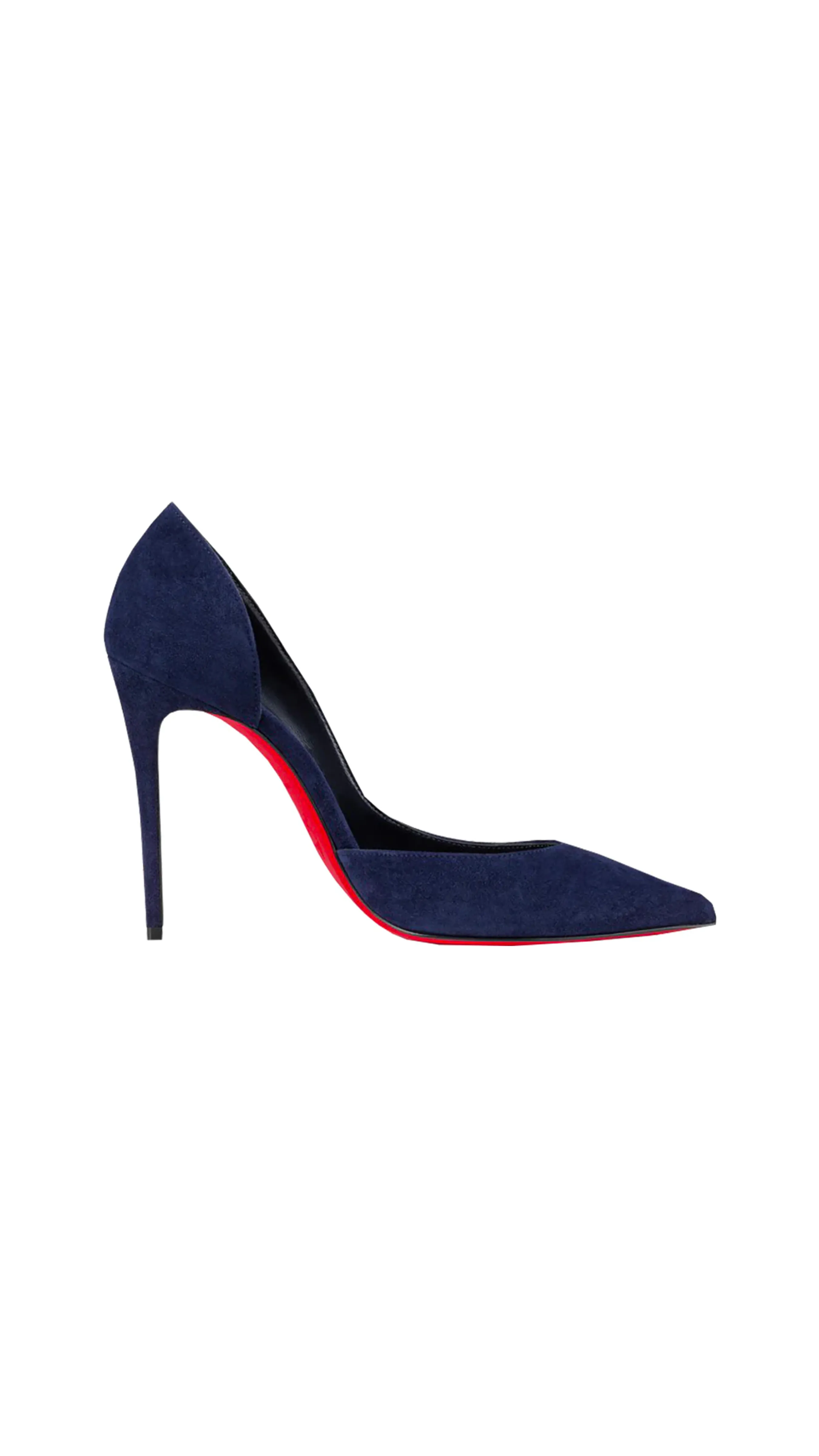 Iriza Pump 100mm in Suede - Navy