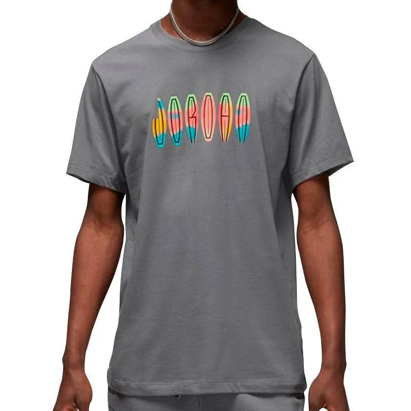 JORDAN MVP WORDMARK CREW TEE GRIS