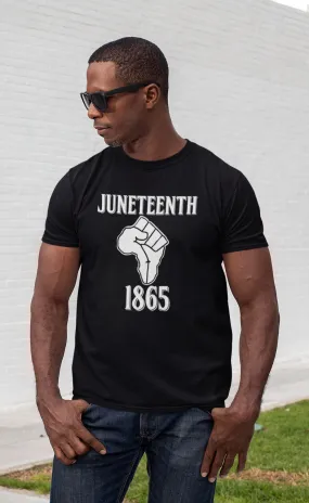 Juneteenth 1865 Black Power Fist Men's T-Shirt