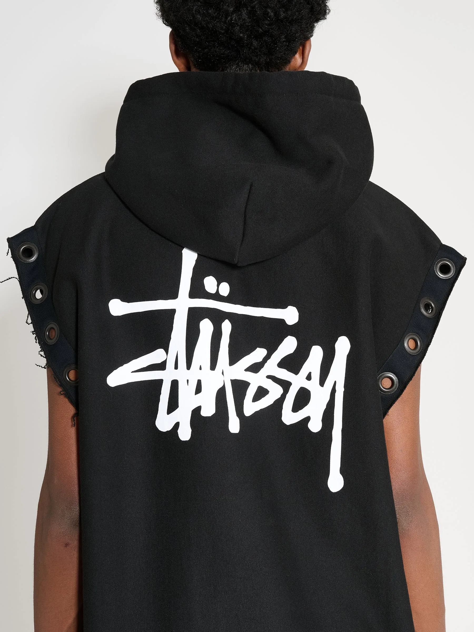 Junya Watanabe MAN x Stüssy Hooded Vest Customized Black