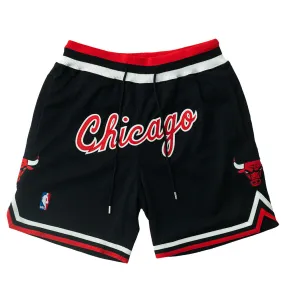 Just Don X Mitchell & Ness Chicago Bulls Basketball Short - 7inch Inseam