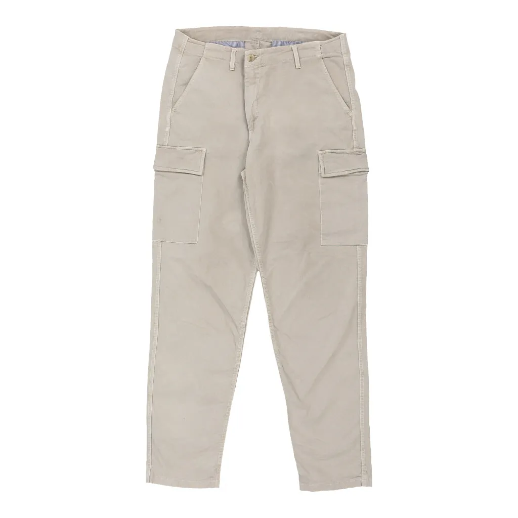 Kappa Cargo Trousers - 38W 32L Cream Cotton