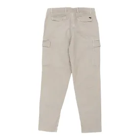 Kappa Cargo Trousers - 38W 32L Cream Cotton