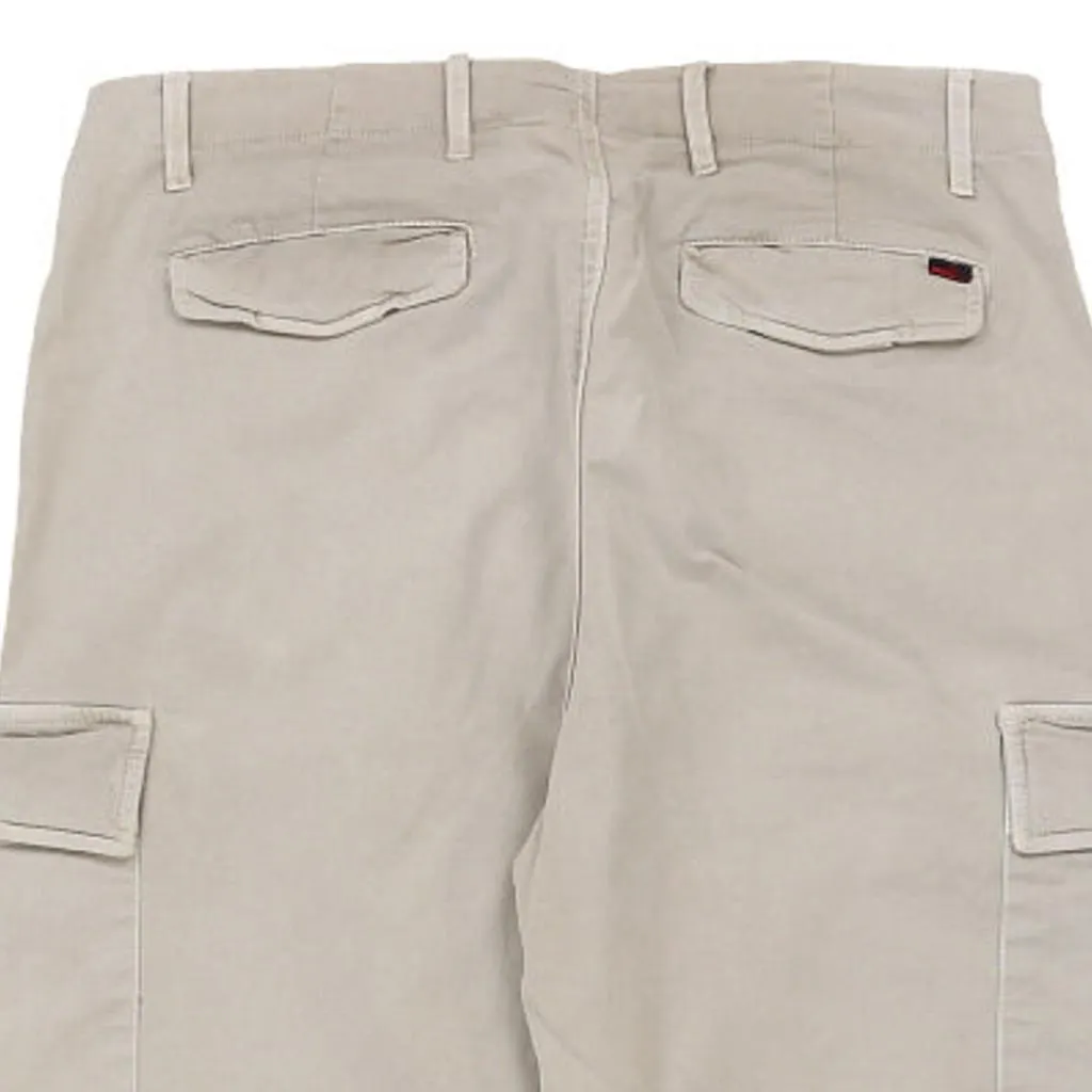 Kappa Cargo Trousers - 38W 32L Cream Cotton