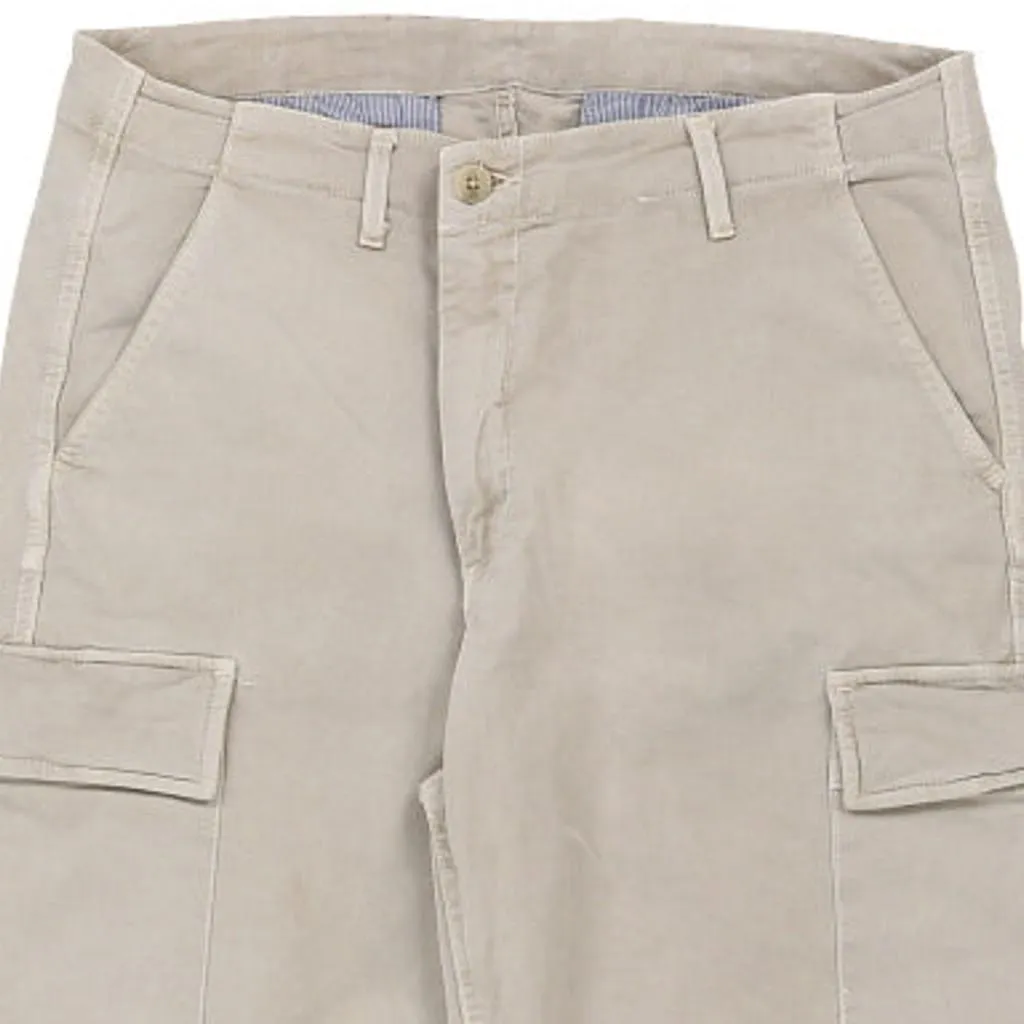 Kappa Cargo Trousers - 38W 32L Cream Cotton