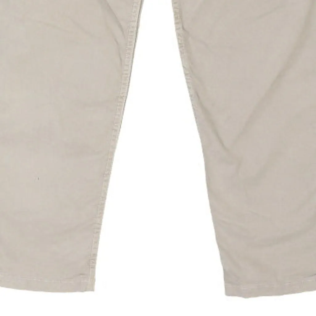 Kappa Cargo Trousers - 38W 32L Cream Cotton