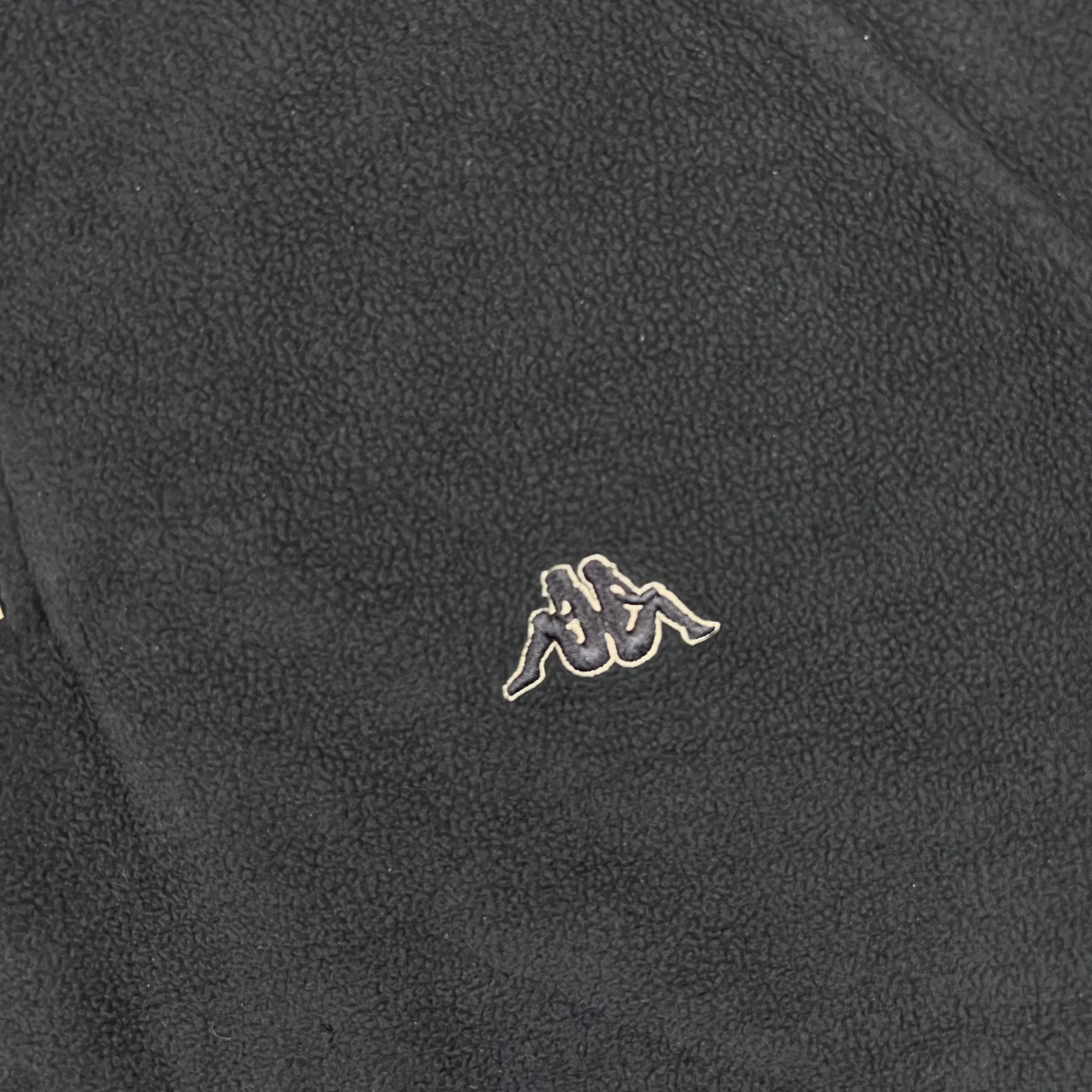 Kappa Embroidered Logo Quarter-Zip Fleece Navy