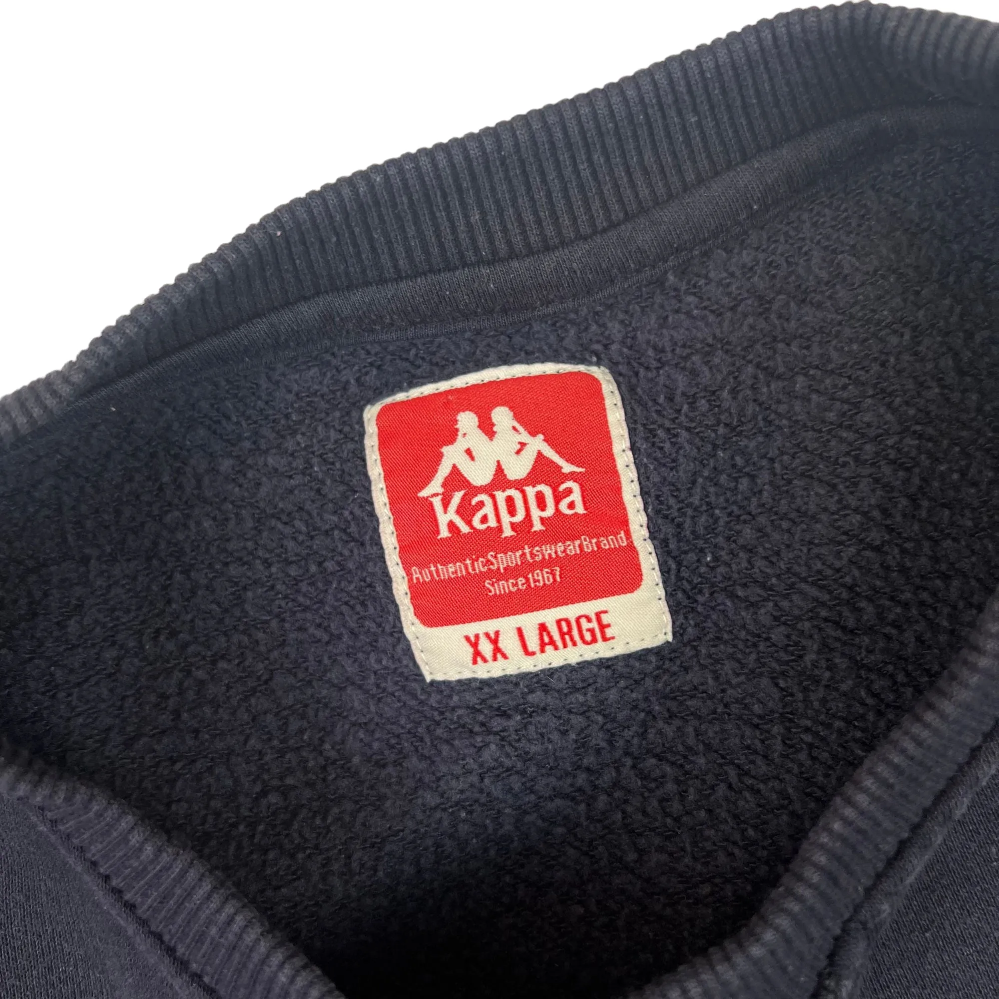 Kappa Embroidered Logo Sweatshirt Navy