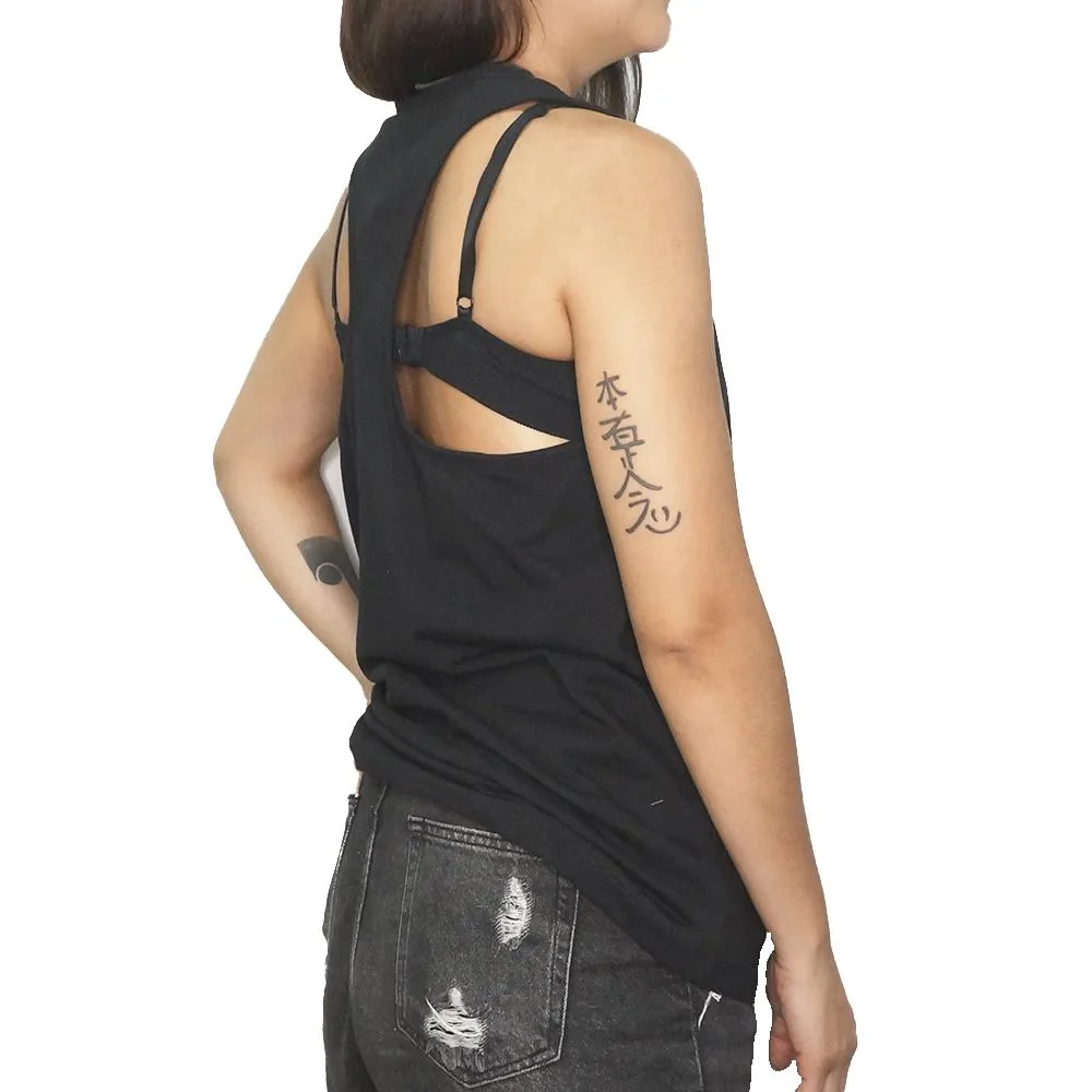 KAPPA MUSCULOSA - LOGO ETA TANK BLCK