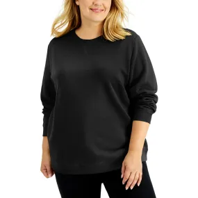 Karen Scott Sport Plus Size Activewear Sweatshirt for Women