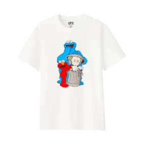 KAWS Uniqlo Sesame Street Companion Trash Can T-Shirt