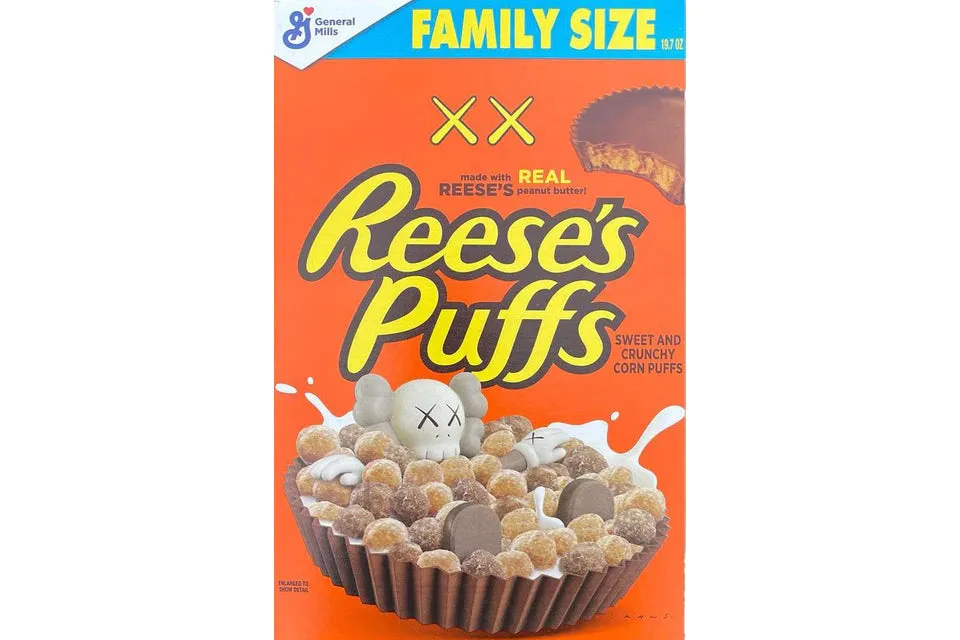 KAWS x Reese's Puffs Cereal - Family Size